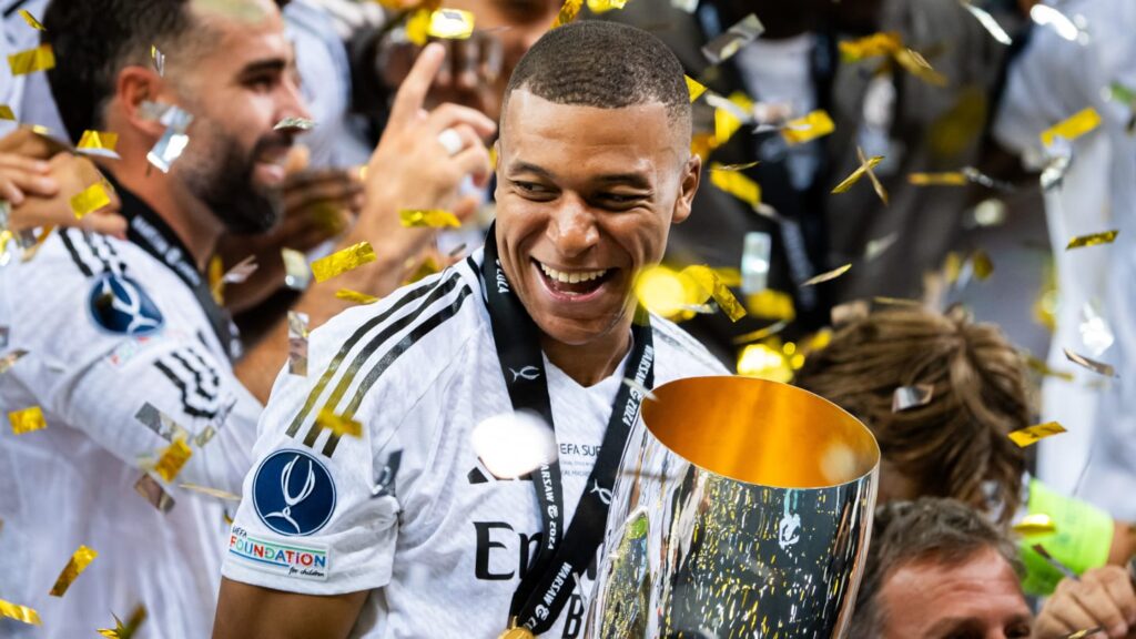 01j5asc0pxvavcwwtywx Kylian Mbappe reacts to 'magical' Real Madrid debut