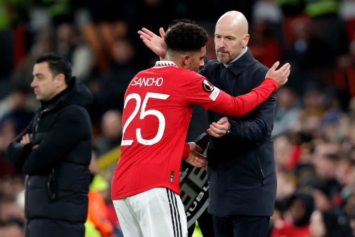 Erik Ten Hag, Jadon Sancho