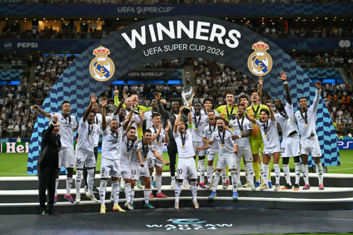 TOPSHOT-FBL-EUR-SUPERCUP-REAL MADRID-ATALANTA