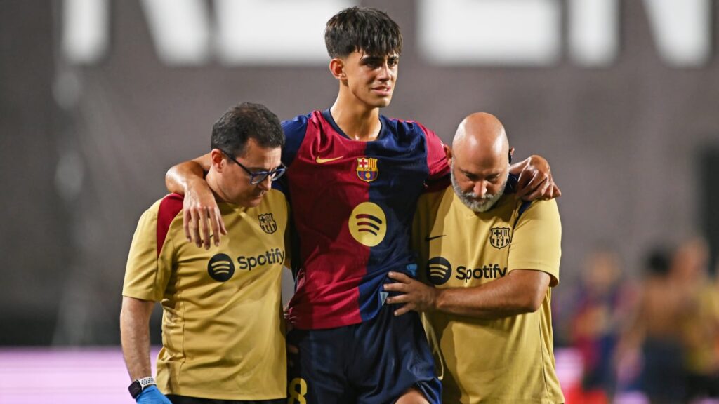 01j6c0s2n2hw6hypdg8h Barcelona dealt cruel ACL injury blow with midfielder feared out for season