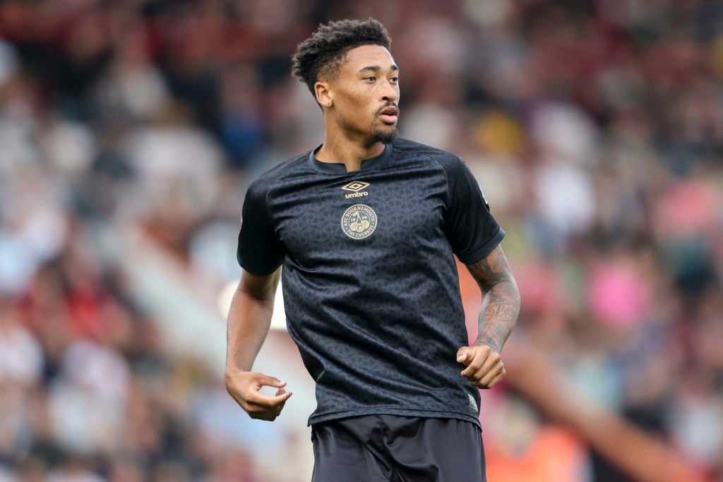 Daniel Jebbison of Bournemouth during pre-season friendly between AFC Bournemouth and Girona at Vitality Stadium on August 10, 2024 in Bournemouth,...