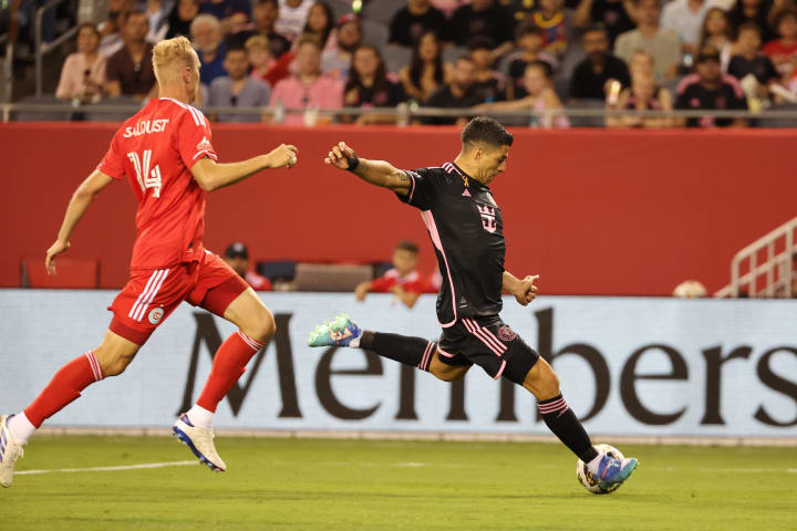 Luis Suarez doubled Miami's lead in the second half