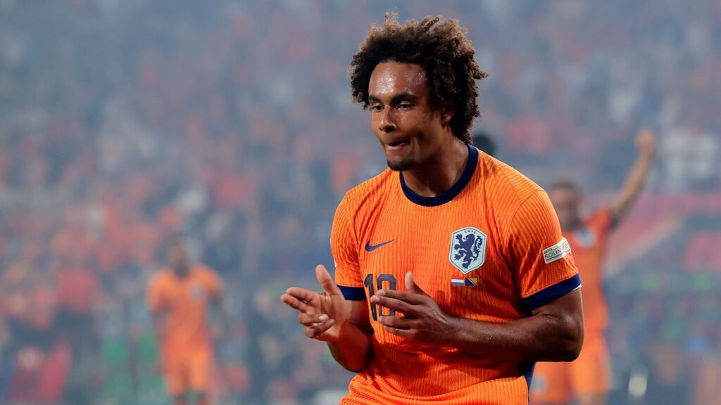 01j7973sjz8pkgaagp9b Joshua Zirkzee critical of own performance despite scoring first Netherlands goal