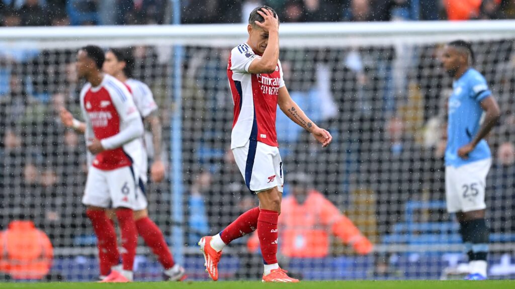 01j8f642148sxv2ggmwk Mikel Arteta fumes at Leandro Trossard's red card in Man City draw