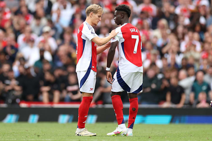 Martin Odegaard, Bukayo Saka