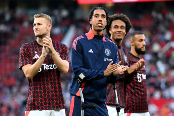 Matthijs De Ligt, Leny Yoro, Joshua Zirkzee, Noussair Mazraoui