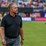 Hansi Flick 2 Barcelona boss Hansi Flick has calls out Lamine Yamal and dressing room heavyweight in training