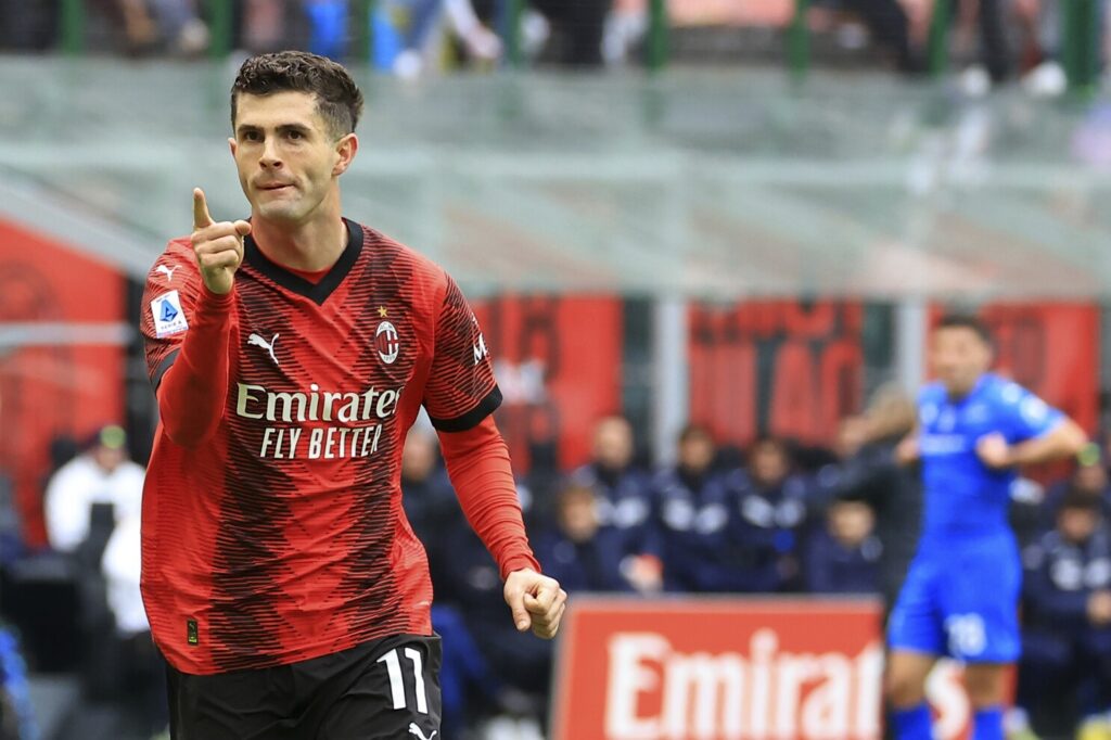 pulisic Milan Star Christian Pulisic Sets Personal Record Against Lecce