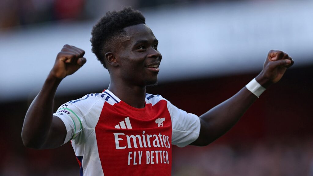 01j9ep4h6eg7s4mkzvyx Player ratings as Saka stars in hard-fought Gunners win