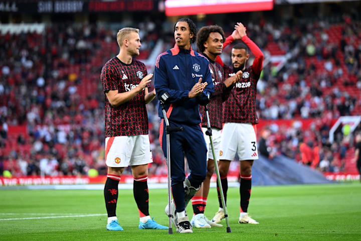 Matthijs De Ligt, Leny Yoro, Joshua Zirkzee, Noussair Mazraoui