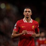 (THE SUN OUT, THE SUN ON SUNDAY OUT) Trent Alexander-Arnold of Liverpool during the UEFA Champions League 2024/25 League Phase MD2 match between Li...