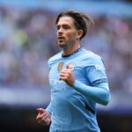 Jack Grealish of Manchester City during the Premier League match between Manchester City FC and Brentford FC at Etihad Stadium on September 14, 202...