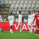 Tijjani Reijnders celebrates a goal during the AC Monza vs AC Milan Serie A match at U-Power Stadium in Monza, Italy, on November 2, 2024.