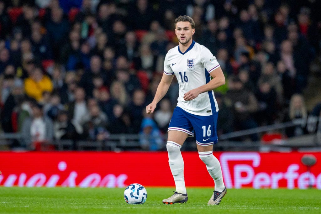 NOVEMBER 17:  Taylor Harwood-Bellis #16 of England in action during the England V Republic of Ireland, UEFA Nations League match at Wembley Stadium...