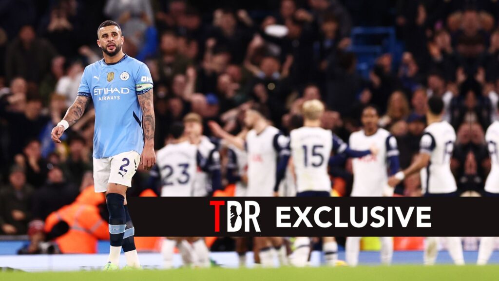 Walker Man City TBR1 Manchester City have done background checks on £33.6m defender with Kyle Walker now free to leave