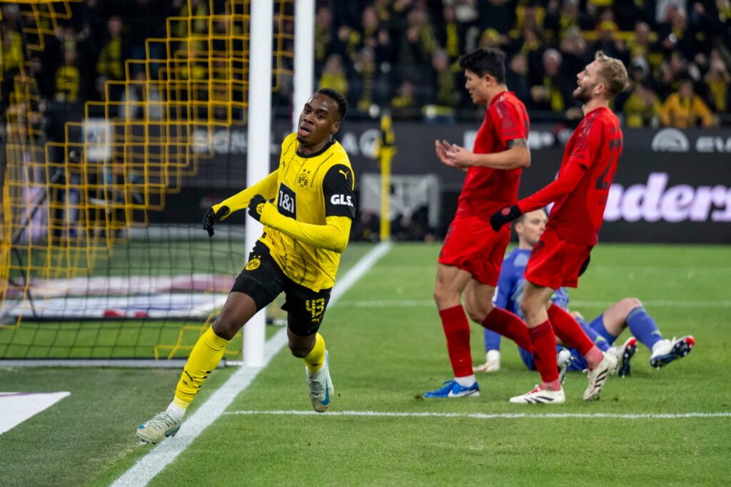 GettyImages 2187668708 scaled The club Jamie Gittens is willing to leave Dortmund for after Chelsea and Tottenham both show interest