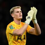 GettyImages 2193002195 1 scaled Dominic Solanke raves about Antonin Kinsky after seeing his debut display for Tottenham against Liverpool